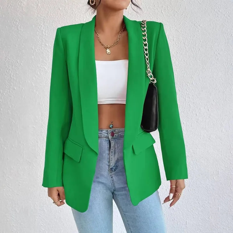 Women's Long-Sleeve Blazer — Style 2 — view 6