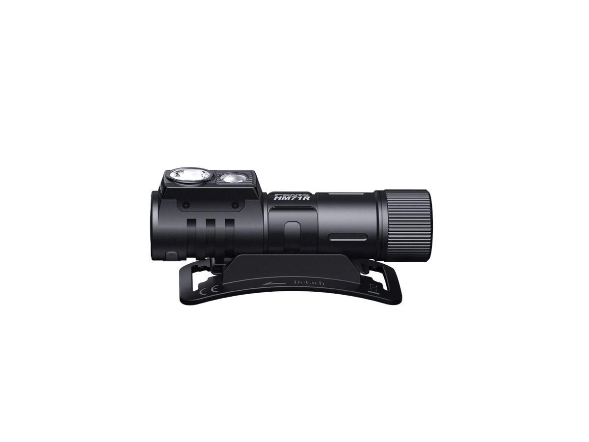 Fenix HM71R rear and mounting clip