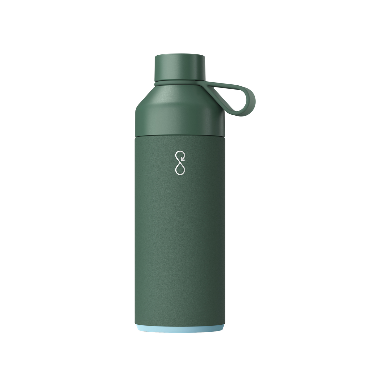 Green Ocean Bottle with cap and carry loop; select the required capacity.