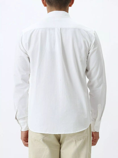 Men’s long-sleeve button-down shirt, alternate supplier view 10