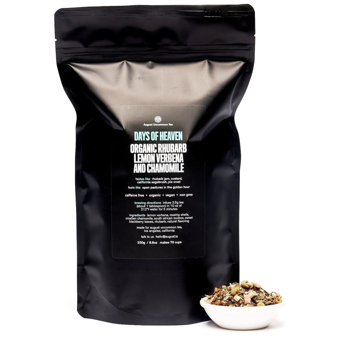 Days of Heaven Rhubarb & Chamomile Herbal Tea