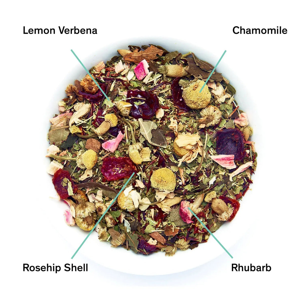 Days of Heaven Rhubarb & Chamomile Herbal Tea