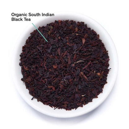 Loose organic South Indian black tea leaves for August Essentials English Breakfast