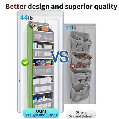 Supplier comparison illustration of the five-tier organizer and another organizer; sold item is one grey five-tier organizer only.
