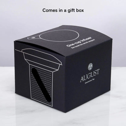 Stainless August One Cup Tea Infuser packaging
