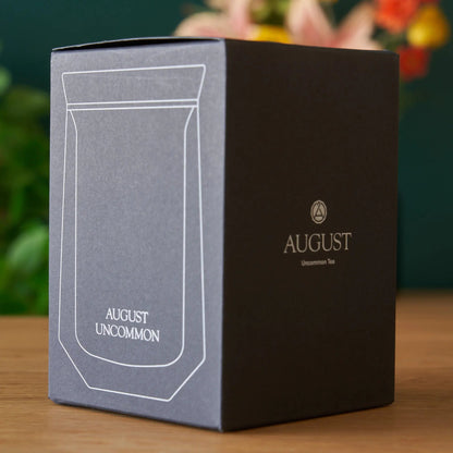 Front of August Tasting Glass retail package