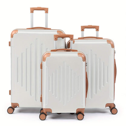 3-Piece Hard Shell Luggage Set – 20/24/28 Inch