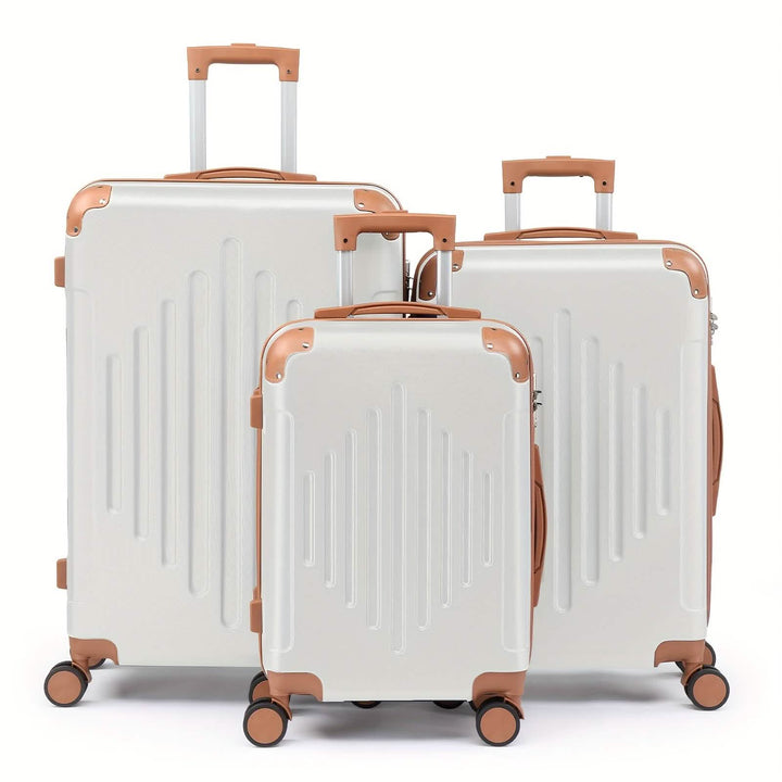 3-Piece Hard Shell Luggage Set – 20/24/28 Inch