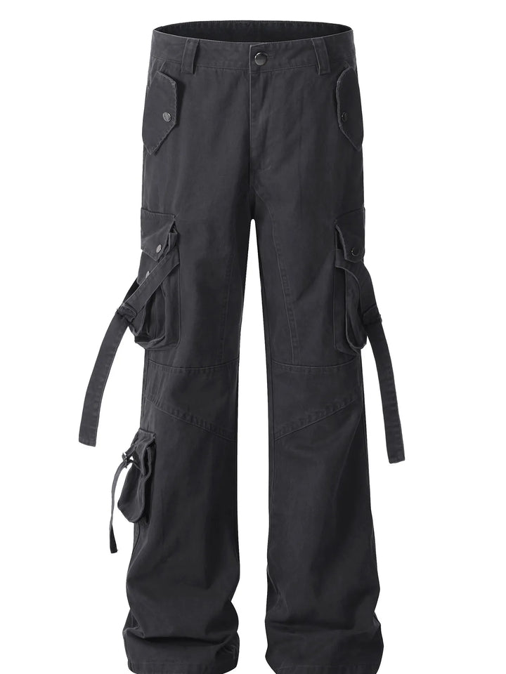 Men's Wide Leg Cargo Pants