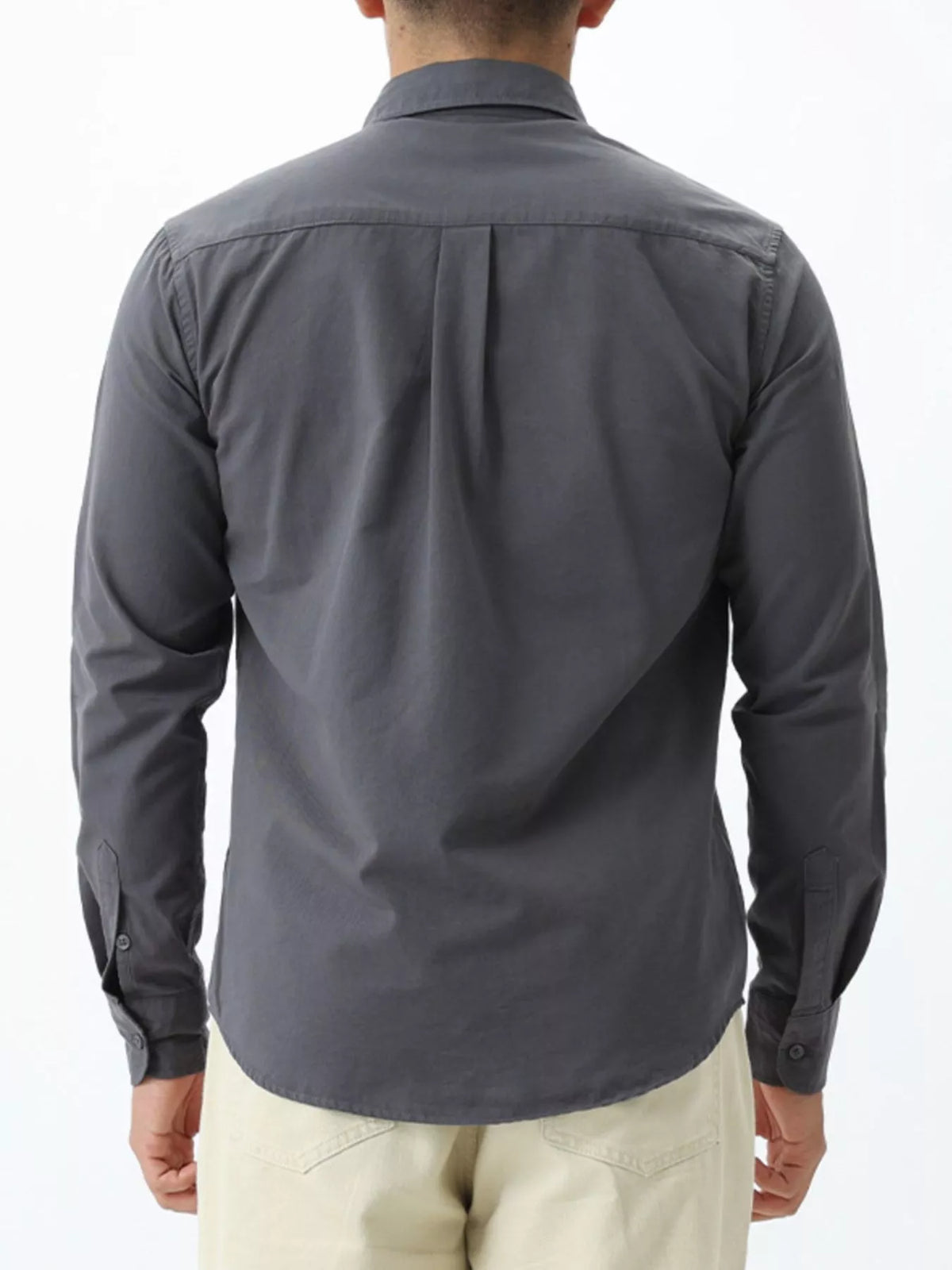 Men’s long-sleeve button-down shirt, alternate supplier view 13