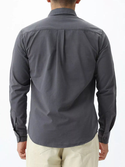 Men’s long-sleeve button-down shirt, alternate supplier view 13