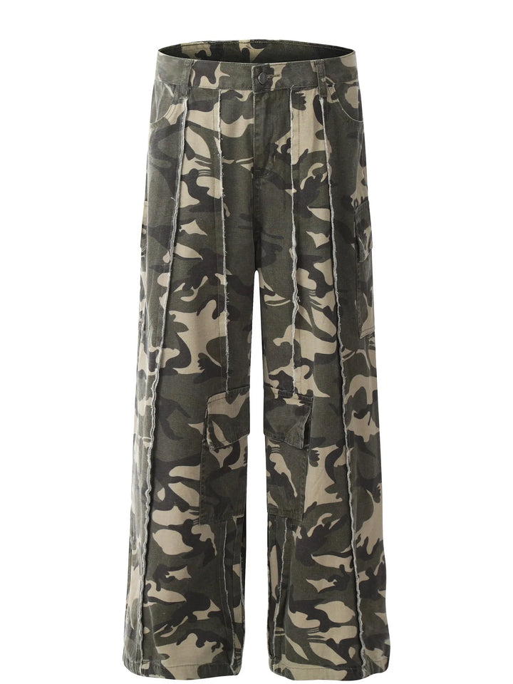 Men's Camouflage Wide Leg Pants