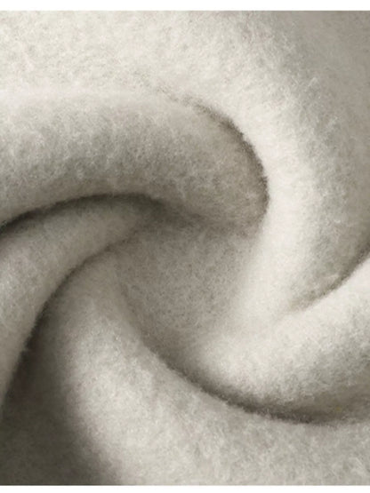 Beige sweatshirt fabric close-up