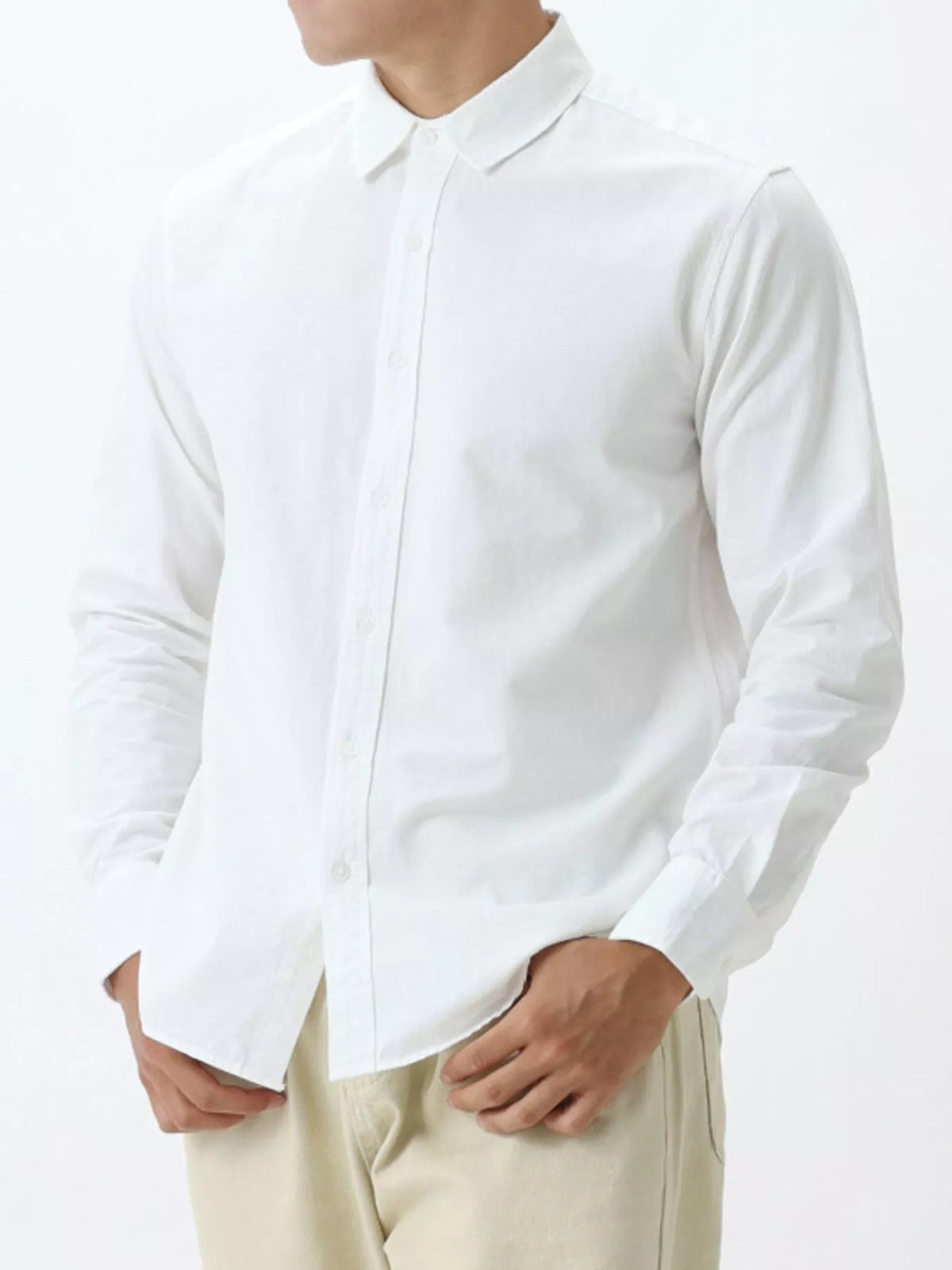 Men’s long-sleeve button-down shirt, alternate supplier view 9