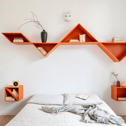 Bagby MINIMALIST clock in a bright bedroom setting