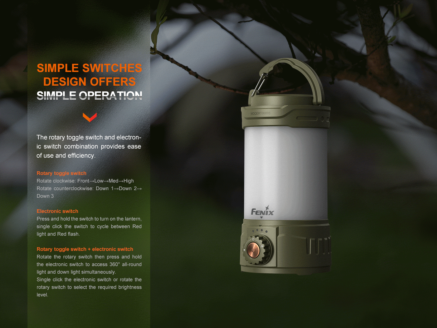 Fenix CL26R Pro Rechargeable Camping Lantern
