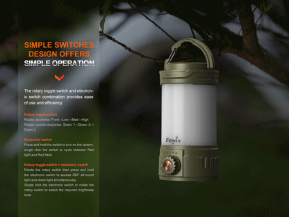 Fenix CL26R Pro Rechargeable Camping Lantern