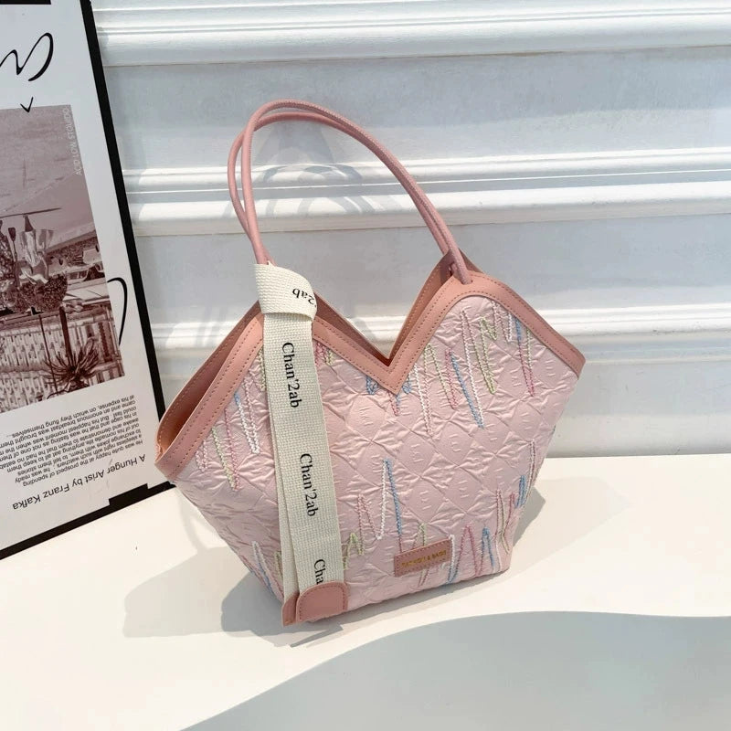 Women's Striped Handbag — view 6