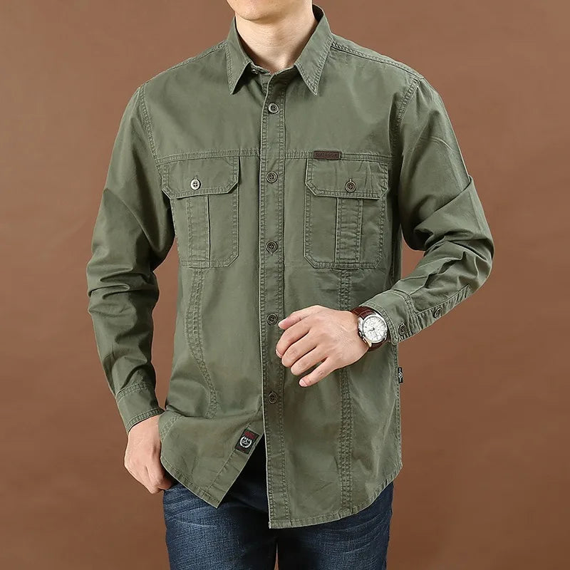 Men's Long-Sleeve Shirt — Style 4