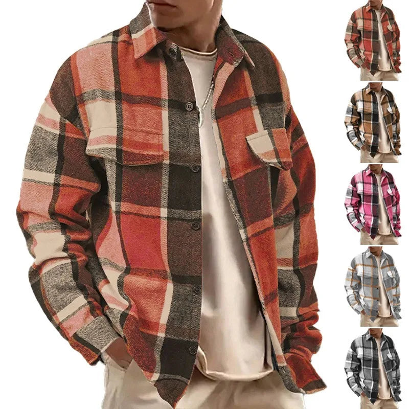 Men's Long-Sleeve Vintage Shirt