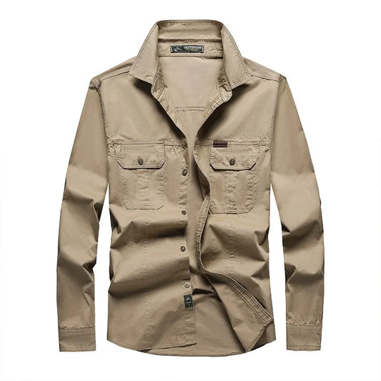 Men's Long-Sleeve Shirt — Style 3 — view 1