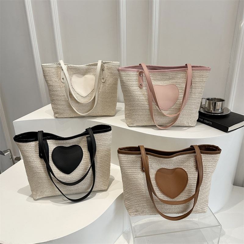 Women's Color-Contrast Tote Bag