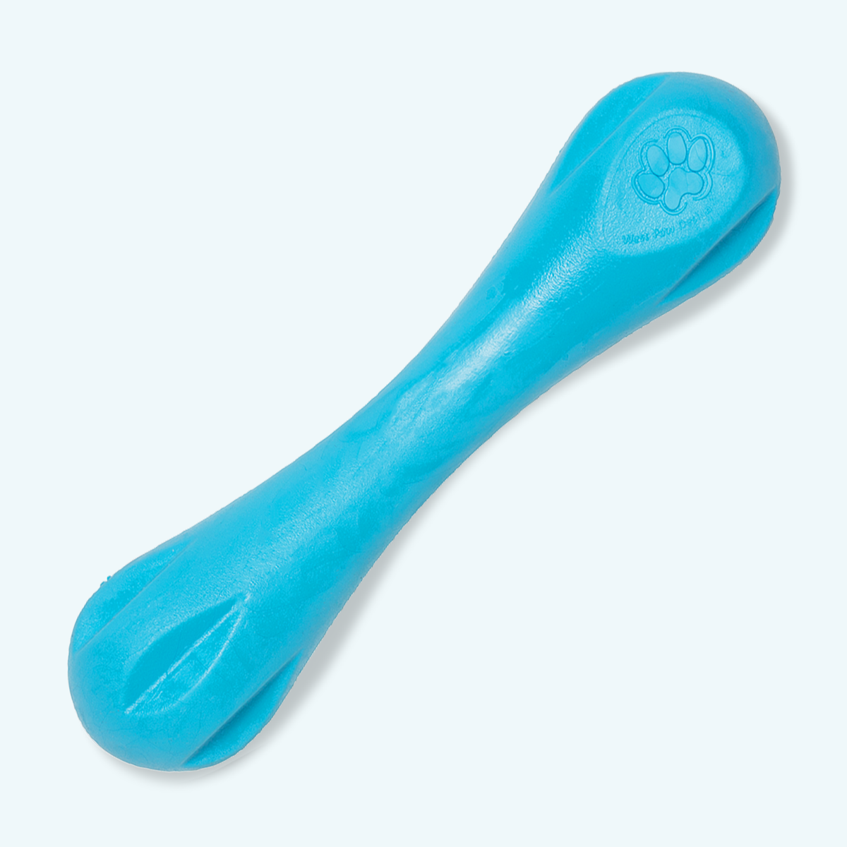 Large Aqua Blue West Paw Hurley dog toy.