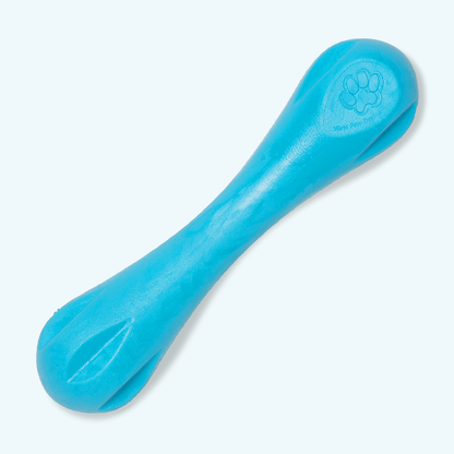 Large Aqua Blue West Paw Hurley dog toy.
