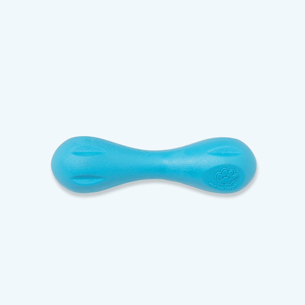 XS Aqua Blue West Paw Hurley dog toy.