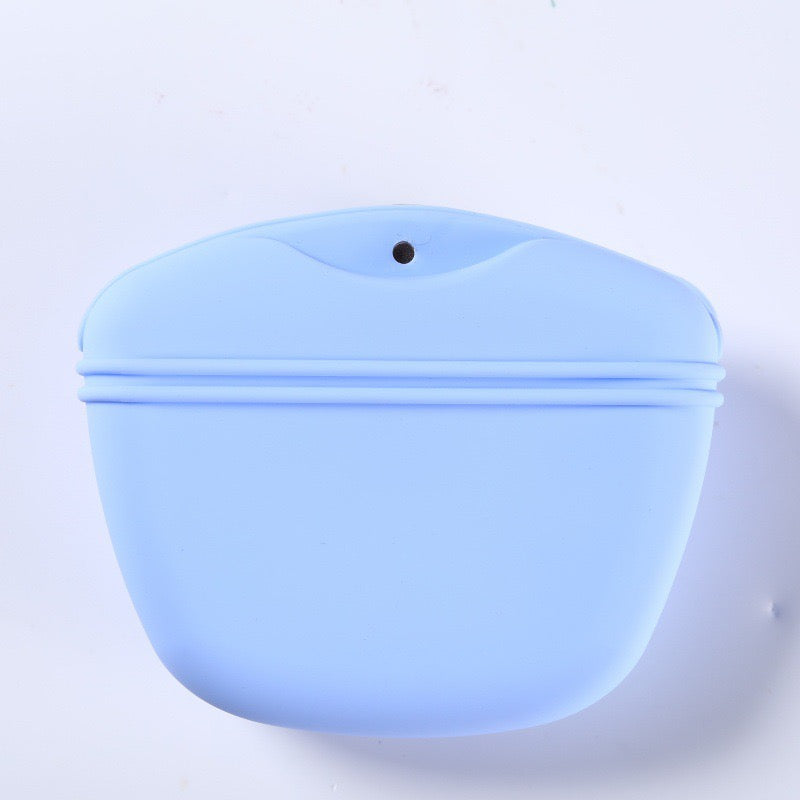 Sky Blue Milou & Lumi clip-on dog training treat pouch, sold individually