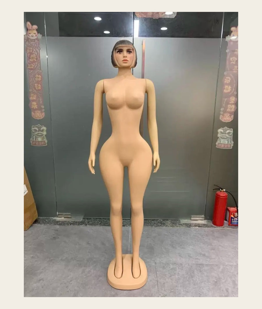 Full-Body Female Mannequin with Realistic Head