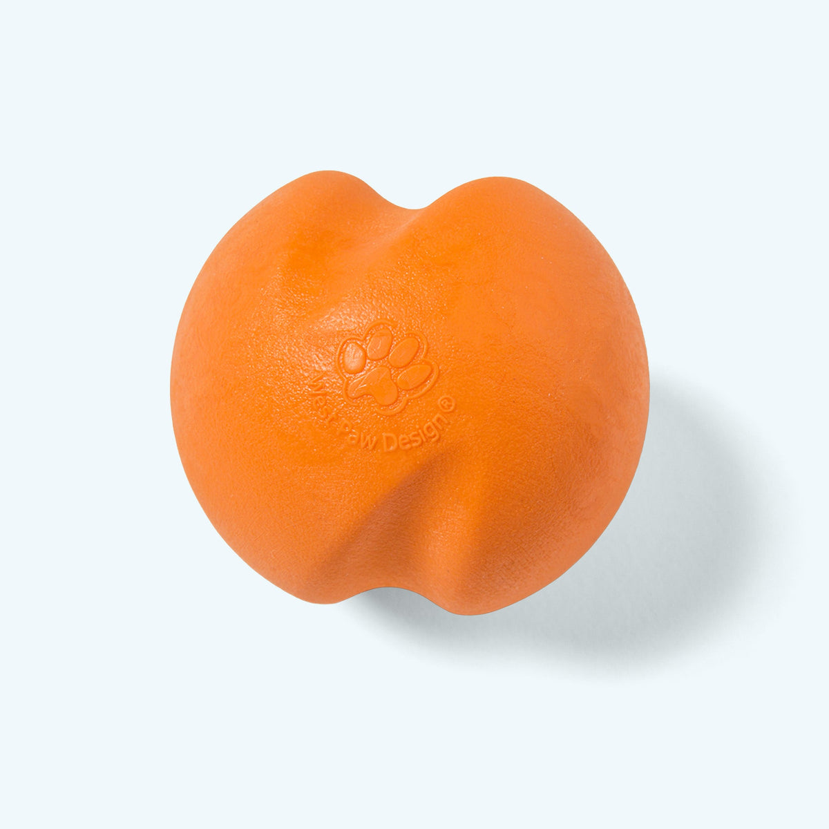 XS Tangerine West Paw Jive ball.