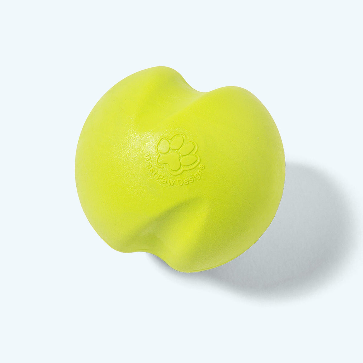 Granny Smith West Paw Jive ball shown alone.
