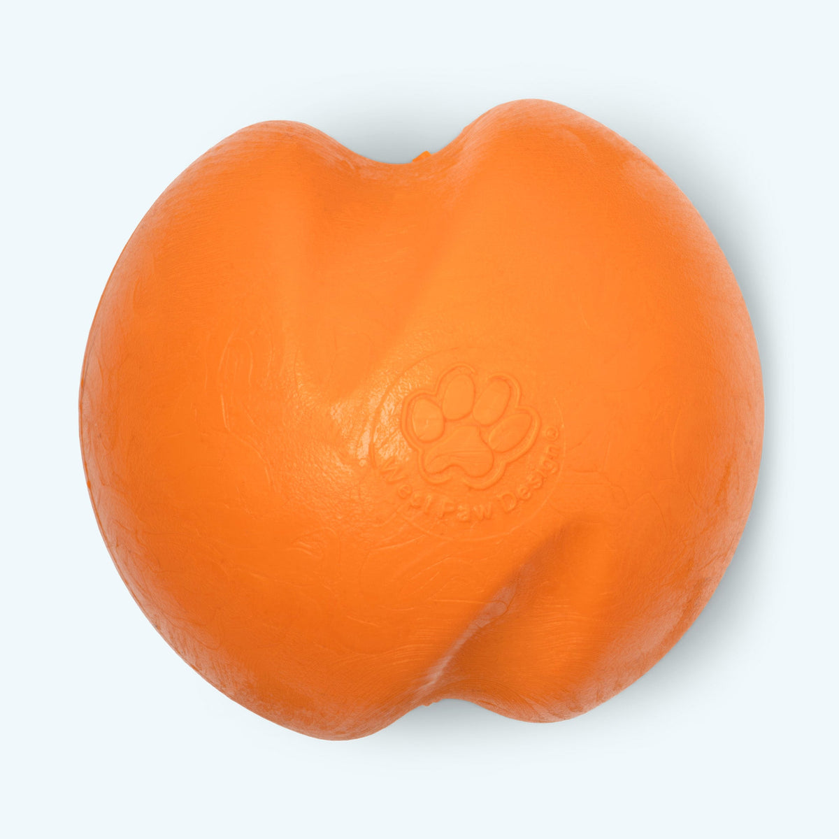 Large Tangerine West Paw Jive ball.
