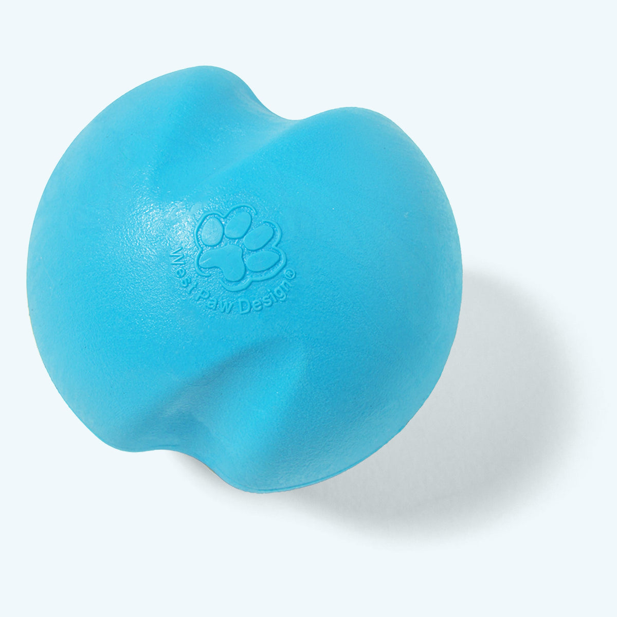 Small Aqua Blue West Paw Jive ball.