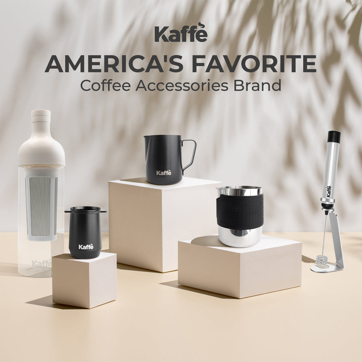 Kaffe manufacturer brand-range illustration; this listing is for one KFFP01 pitcher, other coffee accessories not included