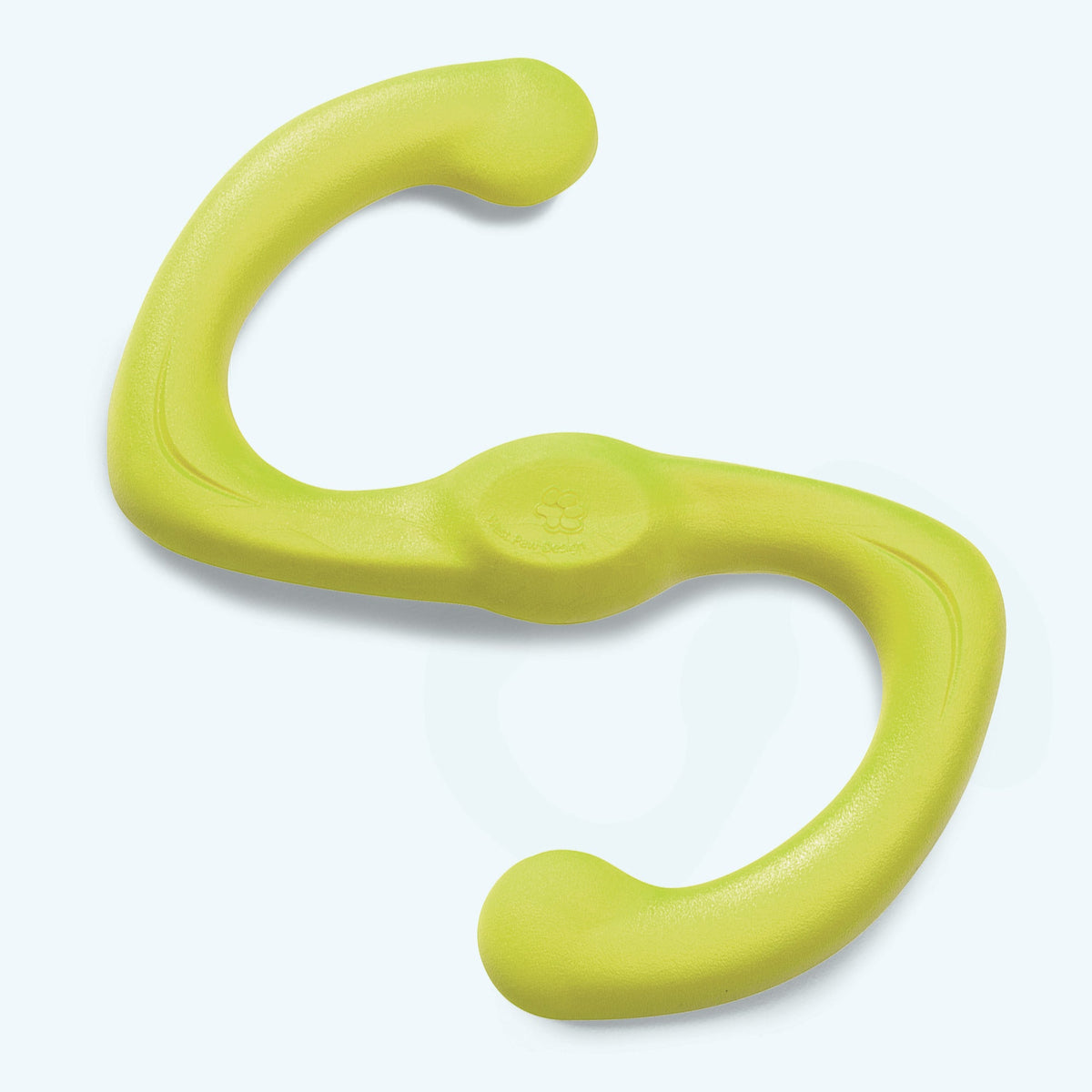 Large Granny Smith Bumi S-shaped dog tug toy.