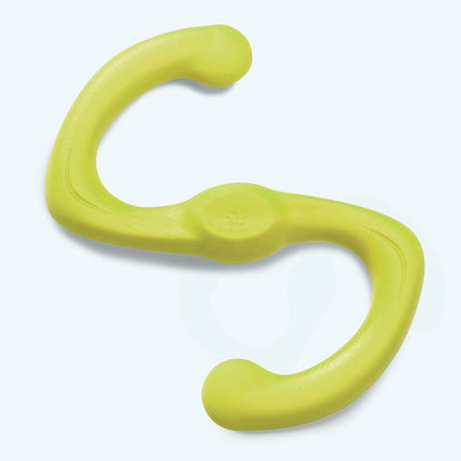 Large Granny Smith Bumi S-shaped dog tug toy.