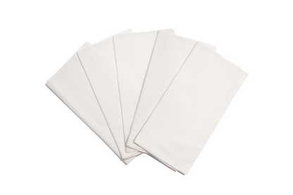 Organic Cotton Mart flour sack kitchen towels in natural cotton, set of five