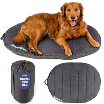 Rubyloo Midnight Forest Black medium travel dog bed