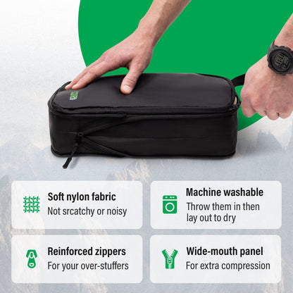COR Surf compression packing cube feature illustration