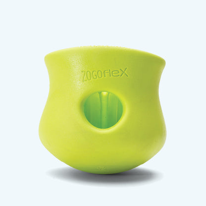 Granny Smith West Paw Toppl toy shown alone, with its top opening and side hole visible.