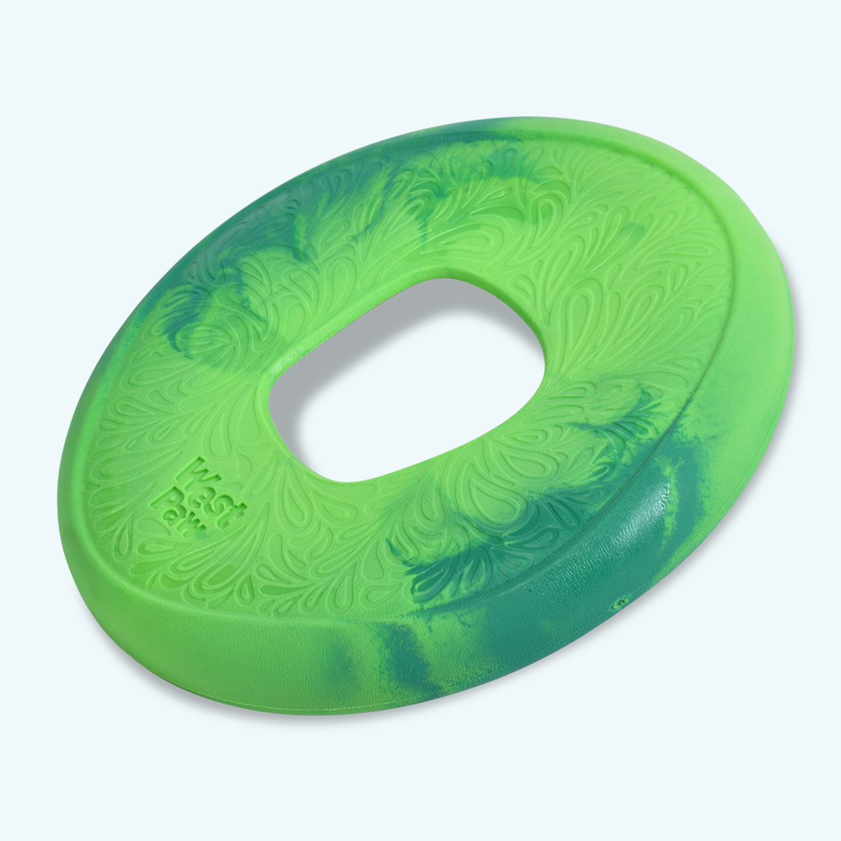 West Paw Sailz flying disc in Emerald green