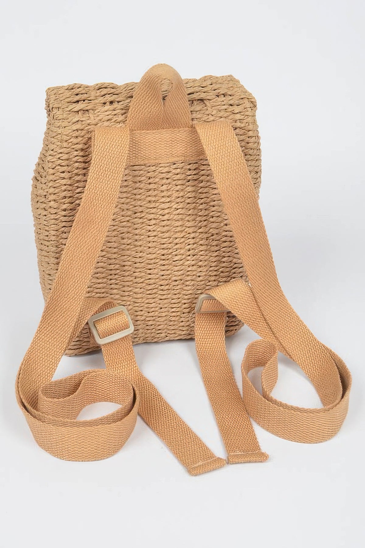 Back view showing the mini backpack's adjustable straps