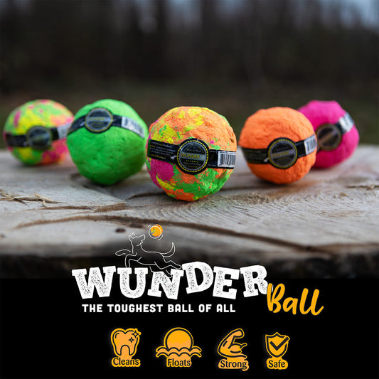 WUNDERball Natural Rubber Fetch Ball