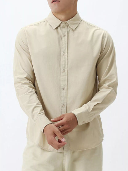 Men’s long-sleeve button-down shirt, alternate supplier view 3