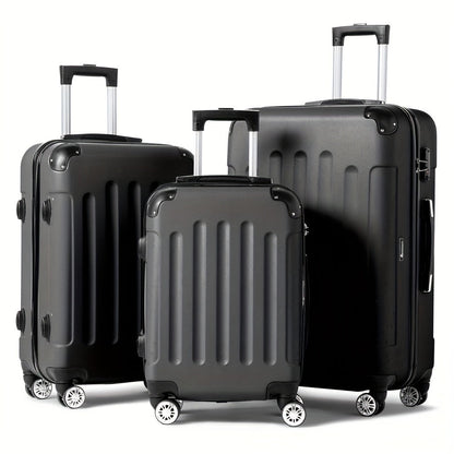 3-Piece Hard Shell Luggage Set – 20/24/28 Inch