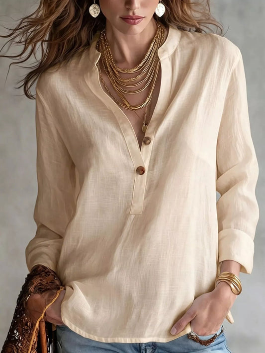 Button Detail Long Sleeve Shirt product view