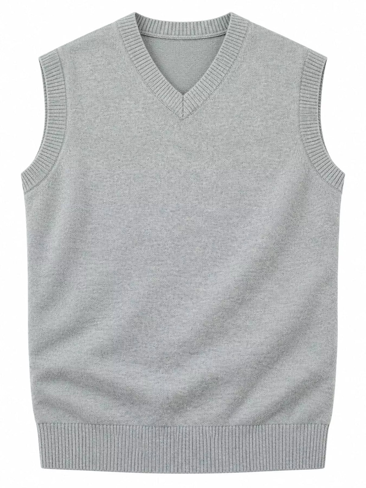 Men's V-neck sweater vest — product view 10; shirt and trousers not included