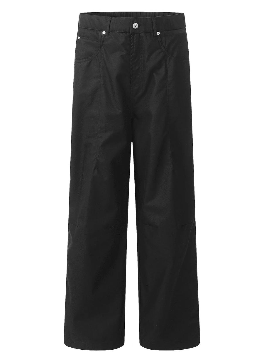 Men's Wide-Leg Trousers with Seam Detail